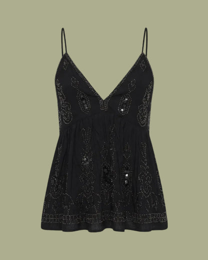 TOP À SEQUINS