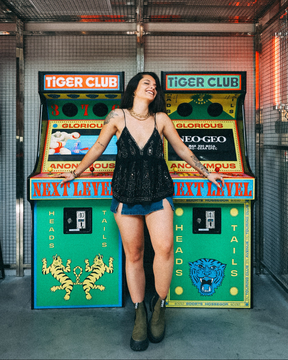 TOP À SEQUINS