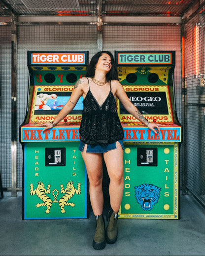 TOP À SEQUINS